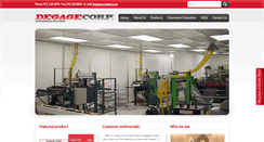 Desktop Screenshot of degagecorp.com